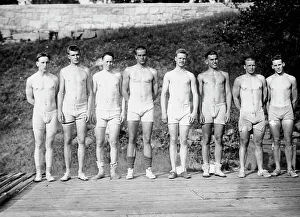 Yale Varsity Line-up Print, c1910-1915
