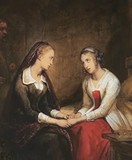 Watercolour Gouache On Paper Art Prints: The Young Captive, 1832. Creator: Ary Scheffer