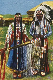 Cigarette Card Album Prints: Young Native Americans, c1928. Creator: Unknown