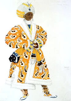 Images Dated 24th August 2005: A Young Rajah, ballet costume design, 1911. Artist: Leon Bakst