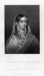 Zenat Mahal - Begum or Queen of Delhi, 19th century Zenat Mahal - Begum or Queen of Delhi, 19th century