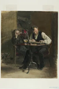 Thomas Eakins' The Zither Player, 1876 Print