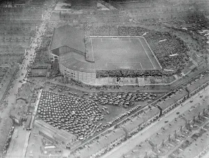 Maine Road Football Ground Aerial Print 1934