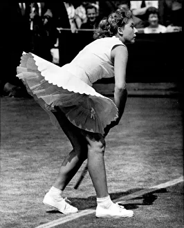 Lea Pericoli, Italian Tennis Player at Wimbledon Lea Pericoli, Italian Tennis Player at Wimbledon