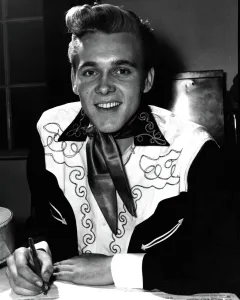 Prints of Billy Fury, Rock and Roll singer, signing a contract for Decca Records Music Prints: Billy Fury Signing Decca Records Contract Print 1958