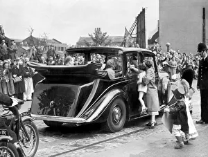Queen Elizabeth II touring south East London after the Coronation Queen Elizabeth II touring south East London after the Coronation