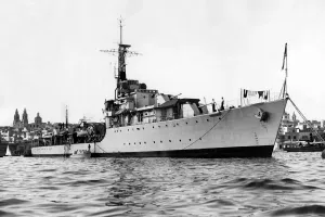 Royal Navy Destroyer Prints: HMS Chequers in 1949