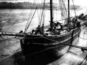 Appledore Prints: A Sailing Ketch Print at Appledore