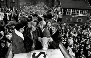 Stoke City players with the League Cup 1972 Stoke City players with the League Cup 1972