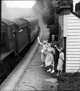 Castle Howard Railway Station Print, Yorkshire 1950