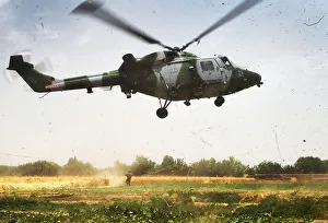 Army Air Corps Lynx Mk9A Helicopter Lifts Off During Op Omid Haft in Afghanistan Army Air Corps Lynx Mk9A Helicopter Lifts Off During Op Omid Haft in Afghanistan