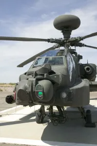 Images Dated 2006: Apache AH-64D Print: Desert Runway Scene