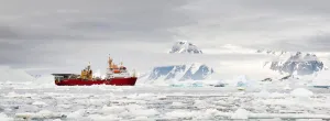 HMS Protector in the Antarctic HMS Protector in the Antarctic