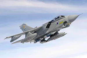 Image of a 15 Squadron GR4 taken over Royal Air Force Lossiemouth, and surrounding countryside Image of a 15 Squadron GR4 taken over Royal Air Force Lossiemouth, and surrounding countryside