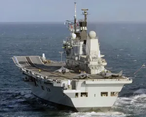 Warship Prints: HMS Ark Royal Print: A 2010 Photograph of the Portsmouth-Based Carrier