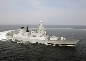 HMS Daring Type 45 Destroyer Print
