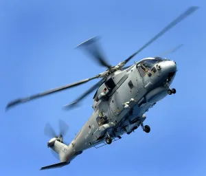 Merlin Helicopter Print from HMS St Albans Operations