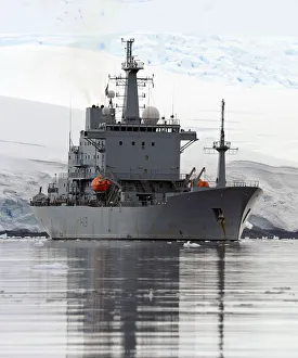 Ocean Survey Vessel HMS Scott Visits Port Lockroy Ocean Survey Vessel HMS Scott Visits Port Lockroy