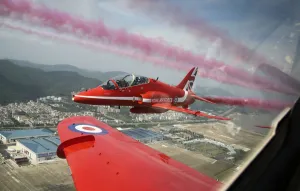 Raf Red Arrows Display in China for First Time Raf Red Arrows Display in China for First Time