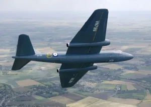 Images Dated 2005: Print of Canberra PR9 in flight, photographed during a routine sortie