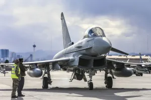 Images Dated 2017: Print of RAF Typhoon at Exercise Red Flag 2017