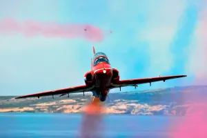Images Dated 2009 May: Red Arrow Hawk Print - RAF Akrotiri Practice
