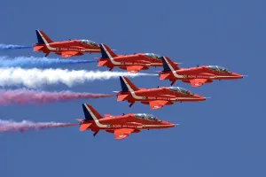 Red Arrows Prints: The Red Arrows Print - RAF Akrotiri Display Practice