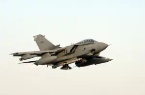 Royal Air Force Tornado GR4 Takes off from Kandahar Royal Air Force Tornado GR4 Takes off from Kandahar
