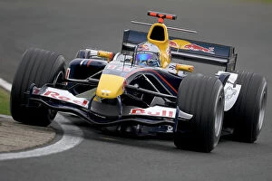Images Dated 2nd June 2005: 2005 Formula One Testing. Christian Klien, Red Bull Racing RB01 Action. Silverstone, England
