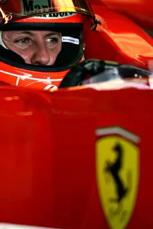Images Dated 10th February 2005: 2005 Formula One Testing. Micheal Schumacher, Ferrari F2004 Jerez, Spain