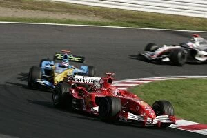 Images Dated 9th October 2005: 2005 Japanese Grand Prix Sunday Race, Suzuka, Japan . 9th October 2005 Michael Schumacher