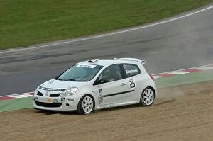Images Dated 18th May 2005: 2007 Renault Clio Cup Brands Hatch 31st March/1st April Barry Benham, Team TWC, action