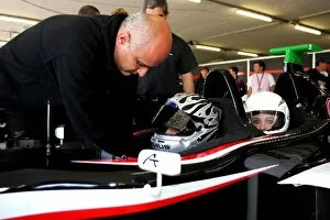 Images Dated 7th August 2004: Altech Minardi F1x2 Grand Prix: Patrick Friesacher Minardi F1x2