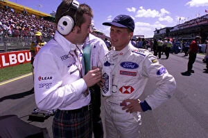 Images Dated 7th March 1999: AUSTRALIAN GRAND PRIX, MELBOURNE, AUSTRALIA 7TH MARCH 1999 JOHNNY HERBERT, STEWART FORD