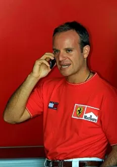 Images Dated 5th March 2001: Australian Grand Prix: Rubens Barrichello Ferrari F2001