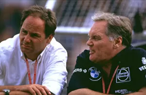 Images Dated 27th March 2000: BMW Williams-Gerhard Berger and Patrick Head