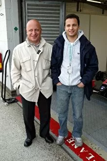 Images Dated 27th May 2003: British Formula Three Championship: Former F1 and CART star Teo Fabi with his son Stefano Fabi