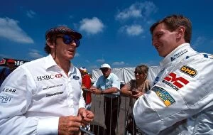 Images Dated 2nd July 2001: British Formula Three Championship: Stewart team owner Jackie Stewart