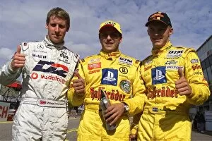 Images Dated 23rd September 2001: DTM Championship: L-R: Peter Dumbreck, Christian Abt, Mattias Ekstrom