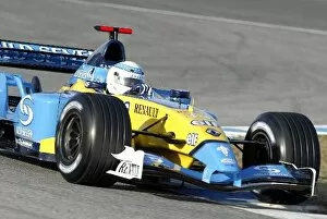 Images Dated 7th January 2004: Formula One Testing: Franck Montagny Renault R23