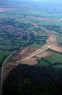 Images Dated 20th June 2001: Formula One World Championship: An Aerial view of Silverstone Village