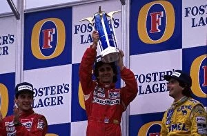 Images Dated 4th January 2001: Formula One World Championship: Winner Alain Prost McLaren MP4 / 4