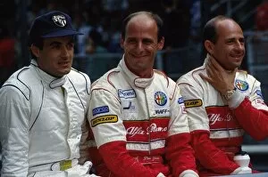 Images Dated 18th July 2002: French Supertourisme Championship: Jean Alesi, Philippe Gache Roberto Moreno Alfa-Romeo 155