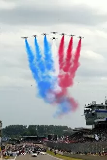 Images Dated 15th June 2002: Le Mans 24 Hours: The french air force display before the start