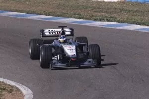 Images Dated 3rd February 2000: Mika Hakkinen, McLaren MP4 / 15 Formula One Testing, Jerez, Spain