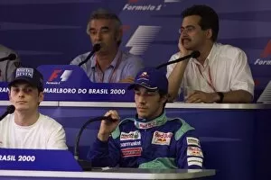 Images Dated 25th March 2000: Pedro Diniz, Sauber Petronas in the press conference