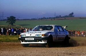 Images Dated 18th July 2002: Rally Sprint: Nigel Mansell Rover 3500 competes in the celebrity event