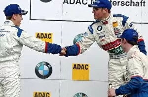 Images Dated 25th May 2003: Second placed Sebastian Vettel (GER), Eifelland Racing, left, and race winner Maximilian Goetz