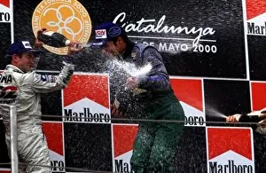 Images Dated 5th May 2000: Winners spray champagne