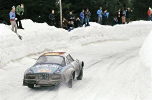 Images Dated 22nd January 1977: WRC 1977: Rally Monte Carlo